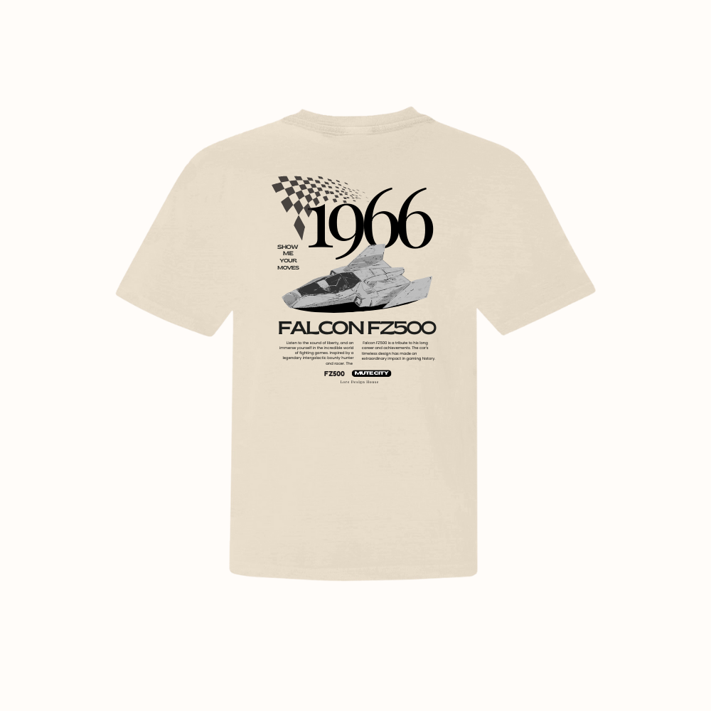 "Falcon FZ500" | Captain Falcon Inspired | Men's Heavyweight T Shirt