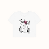 "Peach Peril" | Peach, Daisy, Pauline Inspired | Women's Lightweight Crop Tee